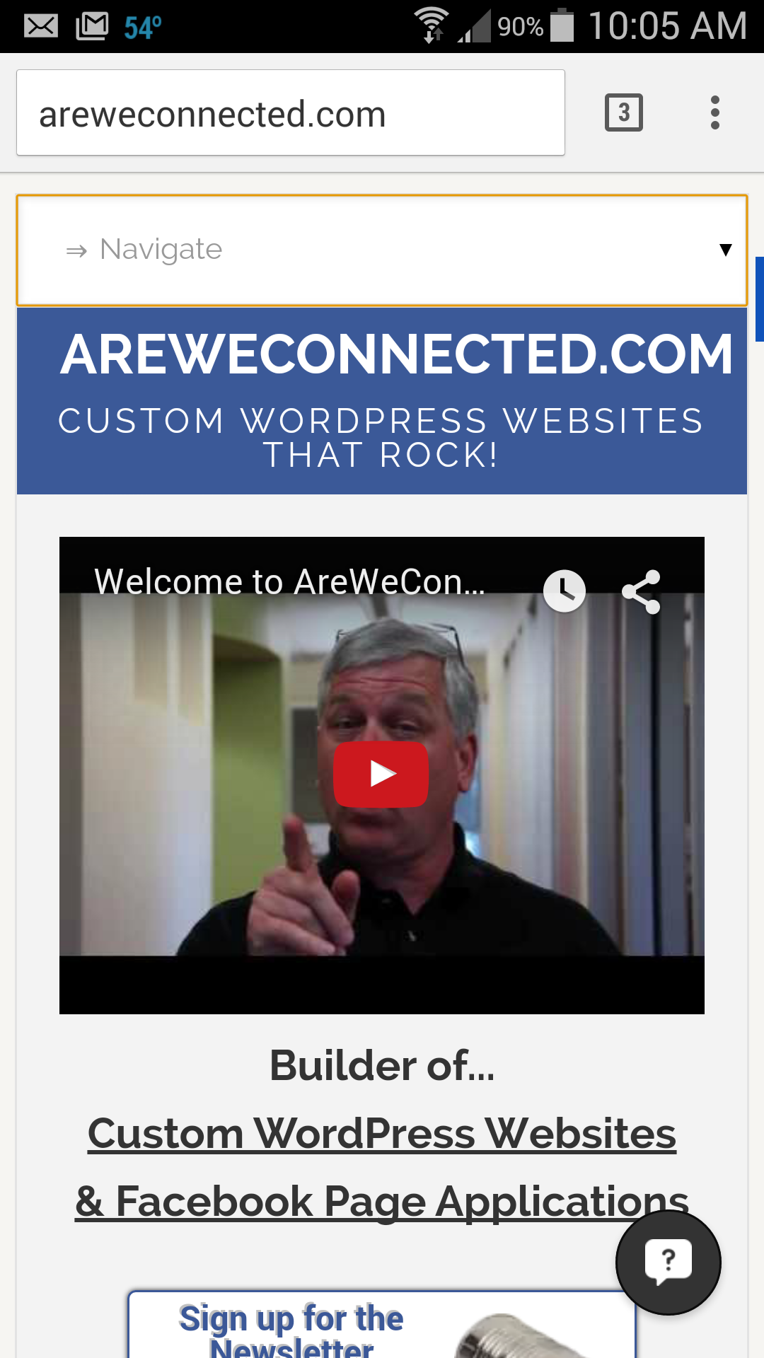 areweconnected on mobile