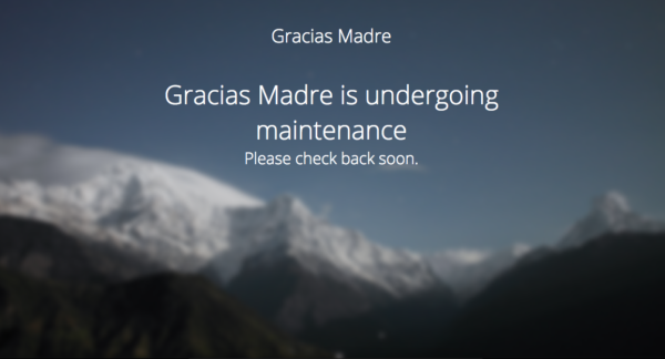 The Gracias Madre Website