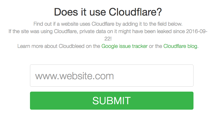 Does it use cloudflare?